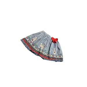 Monsoon Kids | Cat Embroidered Skirt | 5-6t